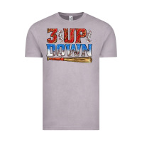 Vintage Zinc 3 up 3 down baseball Vintage Tee - texasbilliewilder