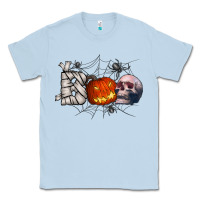 Dusty Blue boo Classic Tee - CowhideDigitalArt