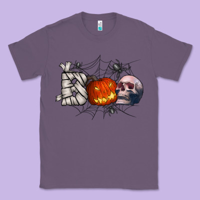 Boo Classic Tee Designed By Cowhidedigitalart