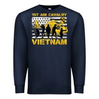 Navy 1st air cavalry vietnam veteran Premium Sweatshirt - Jasminsmagicworld