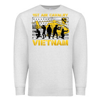Oatmeal Heather 1st air cavalry vietnam veteran Premium Sweatshirt - Jasminsmagicworld