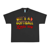 It S A Softball Kinda Day Urban Heavy Tee | Teevron