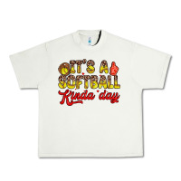 Pistachio it s a softball kinda day Urban Heavy Tee - Zillion Design Studio
