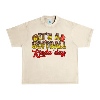 Sandshell it s a softball kinda day Urban Heavy Tee - Zillion Design Studio