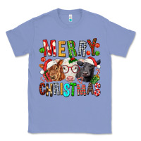 Colony Blue Merry christmas calfs Classic Tee - FaDigitalArtStudio
