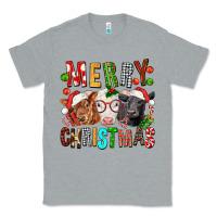 Heather Grey Merry christmas calfs Classic Tee - FaDigitalArtStudio