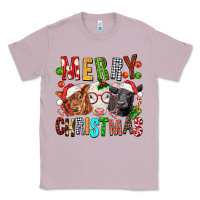 Lilac Merry christmas calfs Classic Tee - FaDigitalArtStudio