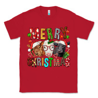 Red Merry christmas calfs Classic Tee - FaDigitalArtStudio