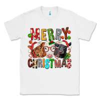 White Merry christmas calfs Classic Tee - FaDigitalArtStudio