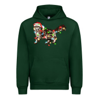 Forest Green christmas christmas maine coon cat cat Urban Hoodie - LillyAllenDesigns
