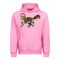 Fuchsia Pink christmas christmas maine coon cat cat Urban Hoodie - LillyAllenDesigns