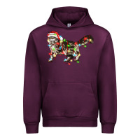 Mauve Wine christmas christmas maine coon cat cat Urban Hoodie - LillyAllenDesigns