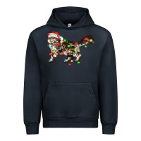 Navy christmas christmas maine coon cat cat Urban Hoodie - LillyAllenDesigns