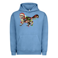 Pigment Pebble Blue christmas christmas maine coon cat cat Urban Hoodie - LillyAllenDesigns