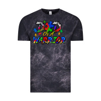 Cloud Black dad of a warrior Vintage Tee - Zillion Design Studio