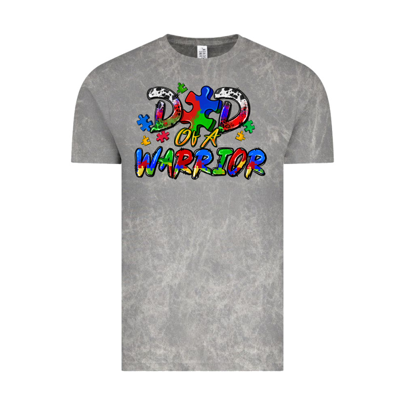 Dad Of A Warrior Vintage Tee by Zillion Design Studio | Teevron