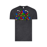 Vintage Black dad of a warrior Vintage Tee - Zillion Design Studio