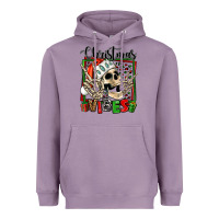 Lavender christmas vibes skeleton Heavyweight Hoodie - Jasminsmagicworld