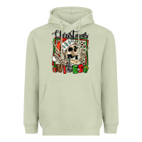 Matcha christmas vibes skeleton Heavyweight Hoodie - Jasminsmagicworld