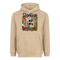 Mushroom christmas vibes skeleton Heavyweight Hoodie - Jasminsmagicworld