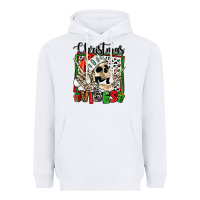 White christmas vibes skeleton Heavyweight Hoodie - Jasminsmagicworld