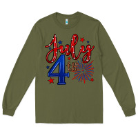 Army Green 4th of July Long Sleeve Tee - Neo Western