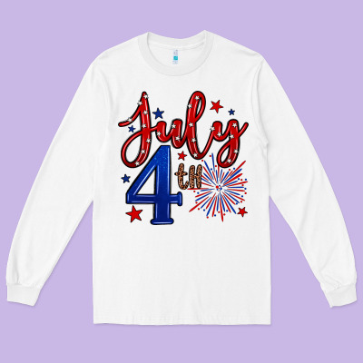 4th Of July Long Sleeve Tee Designed By Neo Western