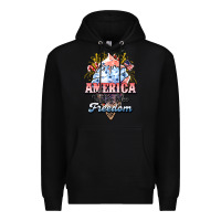 Black America ice cream Premium Hoodie - NancyCooperArtShop