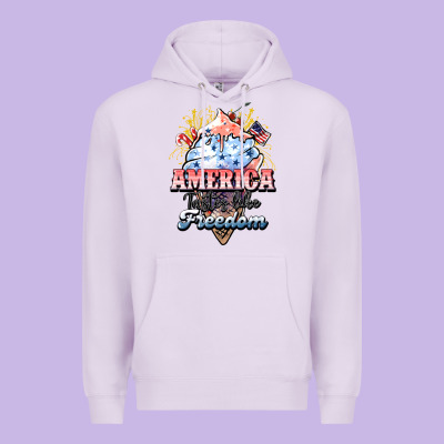 America Ice Cream Premium Hoodie Designed By Nancycooperartshop