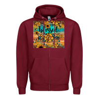 Burgundy blessed mom Zipper Hoodie - JahusDesignShop