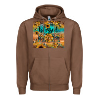 Chestnut blessed mom Zipper Hoodie - JahusDesignShop