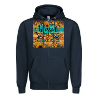 Navy blessed mom Zipper Hoodie - JahusDesignShop