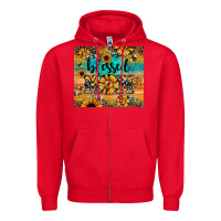 Red blessed mom Zipper Hoodie - JahusDesignShop