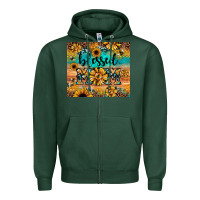 Sports Green blessed mom Zipper Hoodie - JahusDesignShop