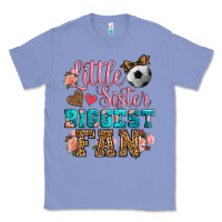 Colony Blue little sister biggest fan soccer Classic Tee - HRA Design Shop