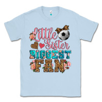 Dusty Blue little sister biggest fan soccer Classic Tee - HRA Design Shop