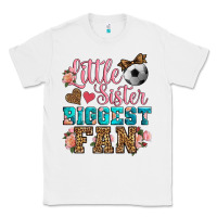 White little sister biggest fan soccer Classic Tee - HRA Design Shop