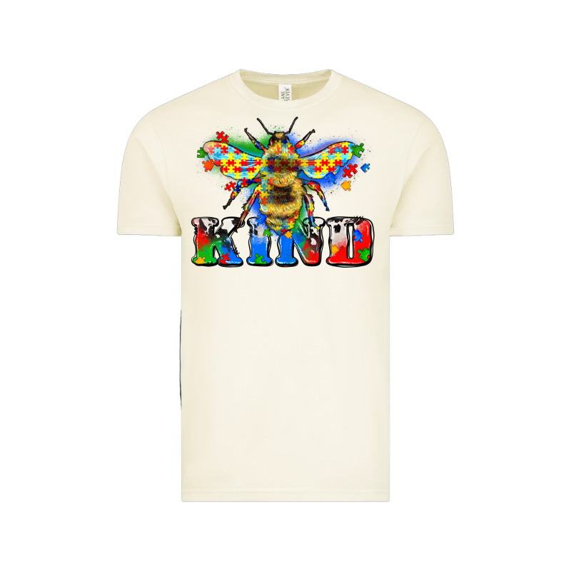 Bee Kind Autism Vintage Tee by Zillion Design Studio | Teevron