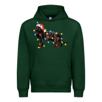 Forest Green christmas bombay cat Urban Hoodie - LillyAllenDesigns