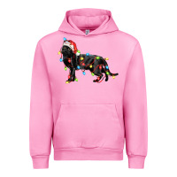 Fuchsia Pink christmas bombay cat Urban Hoodie - LillyAllenDesigns