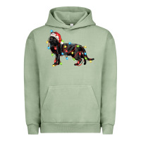 Pigment Oil Green christmas bombay cat Urban Hoodie - LillyAllenDesigns