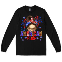 Black All American babe Long Sleeve Tee - Neo Western