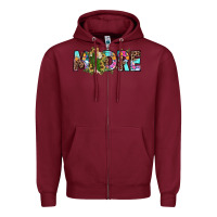 Burgundy san judas madre sunflower Zipper Hoodie - JahusDesignShop