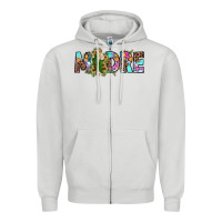 Dove Grey san judas madre sunflower Zipper Hoodie - JahusDesignShop