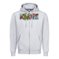 Heather Grey san judas madre sunflower Zipper Hoodie - JahusDesignShop