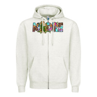 Oatmeal Heather san judas madre sunflower Zipper Hoodie - JahusDesignShop