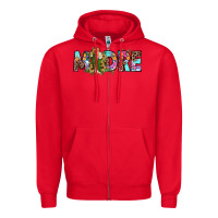 Red san judas madre sunflower Zipper Hoodie - JahusDesignShop
