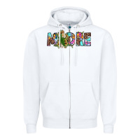 White san judas madre sunflower Zipper Hoodie - JahusDesignShop