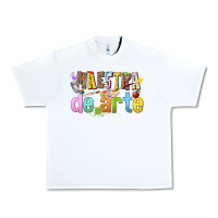 White maestra de arte Urban Heavy Tee - texasbilliewilder