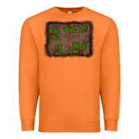 Carrot christmas plaid leopard mistletoe background Premium Sweatshirt - BarkalooDesign